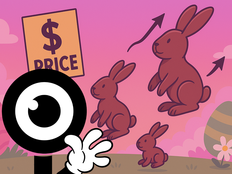 Så har matpriserna förändrats inför påsken 2025 - Matpriskollen